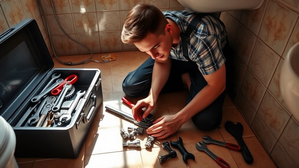 training in plumbing tasks